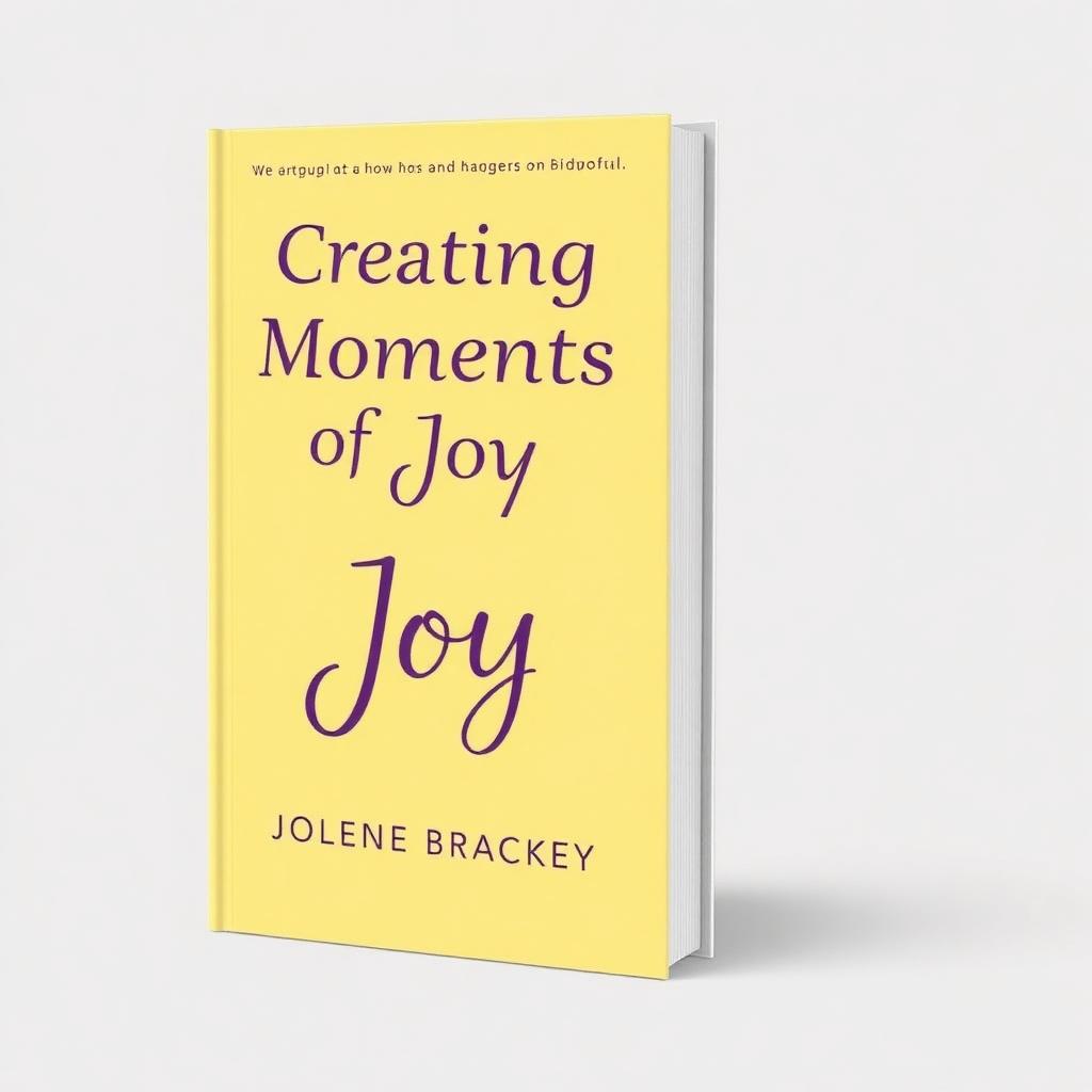 Cover of Creating Moments of Joy by Jolene Brackey